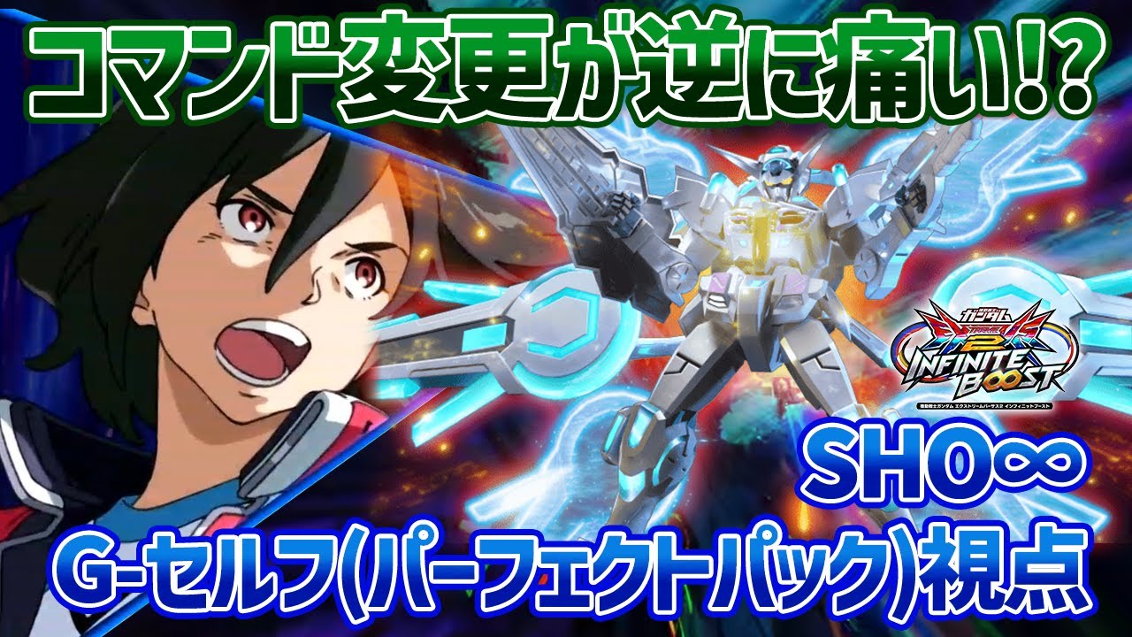 【EXVSIB】アシストのコマンド変更は個人的には弱体化!?でも〇〇という役割を見つけてからちゃんと再評価できました【G-セルフ(パーフェクトパック)】【SHO∞視点】【イニブ】