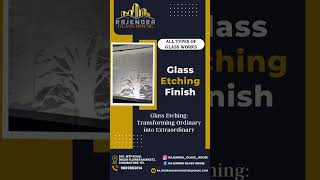 Rajendra Glass Working is art and technique of shaping and forming glass to functional objectives