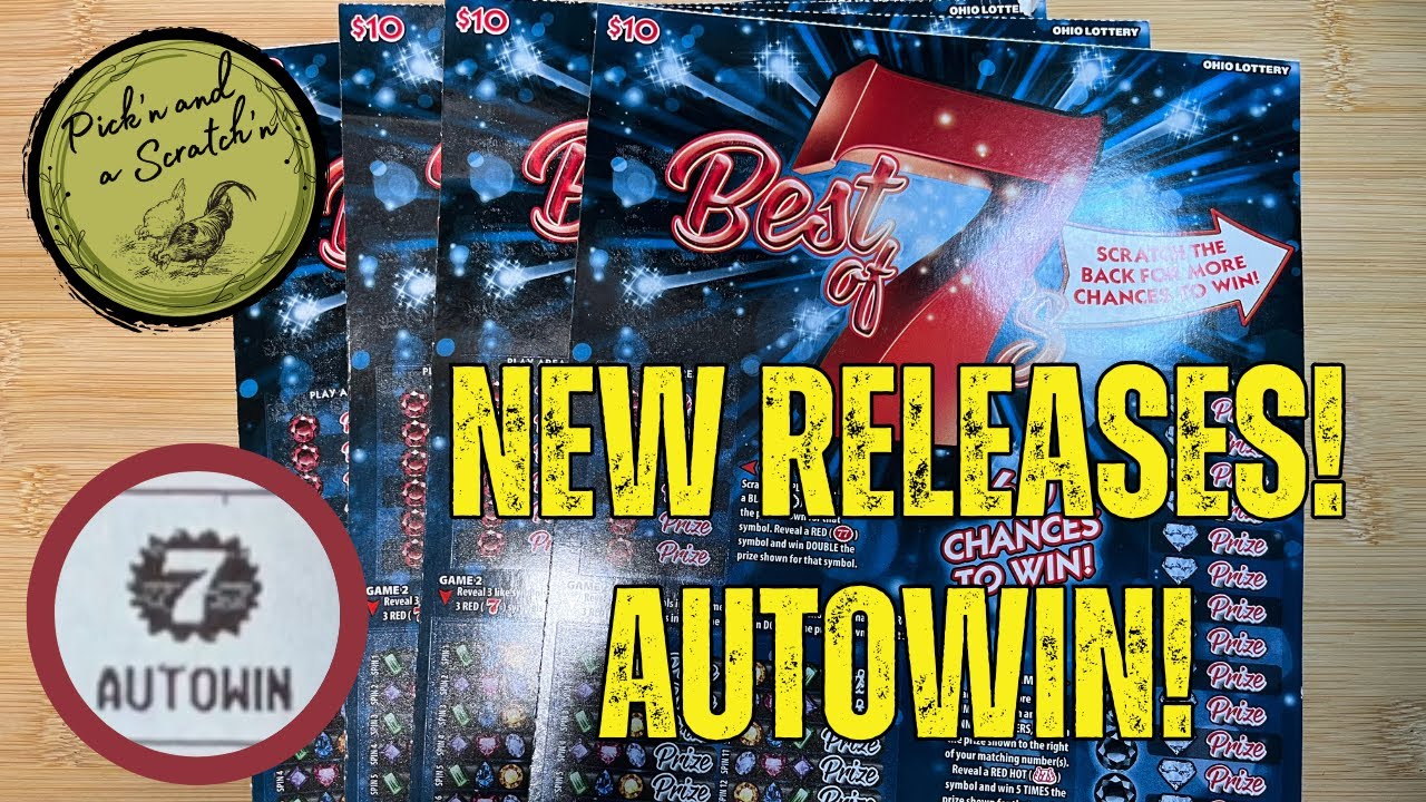 New Release! Autowin! Ohio Lottery Scratch Off Ticket Best of 7s