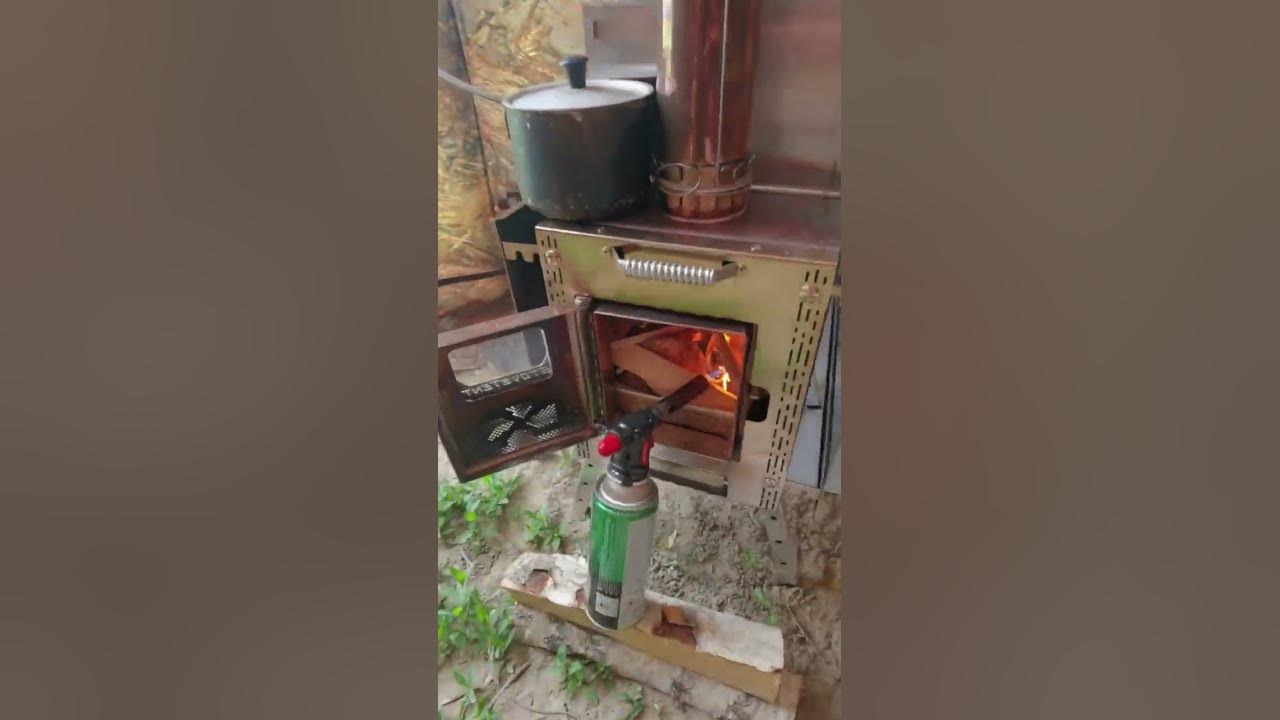 Первое испытание палатки ПФ Берег Уп-2 мини и средней печки Atomstove ...