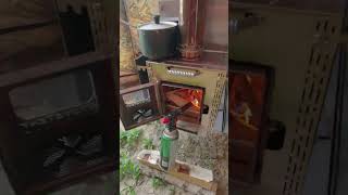 Первое испытание палатки ПФ Берег Уп-2 мини и средней печки Atomstove