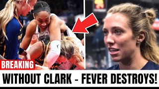 “A’ja Wilson Gets EXPOSED As Fever HUMILIATE Aces WITHOUT Caitlin Clark!”
