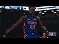 NBA 2K20 Detroit Pistons Vs Brooklyn Nets 