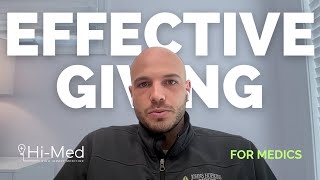 Effective Giving for Doctors: Simple Habits, Huge Impact
