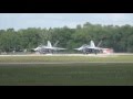 2 F-18 Super Hornets take off & unrestricted climb!