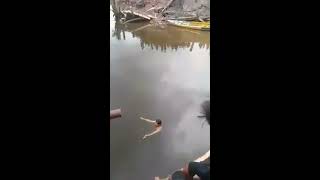 Detik-detik Pawang Buaya Diterkam di Muara Jawa Ulu Kutai
