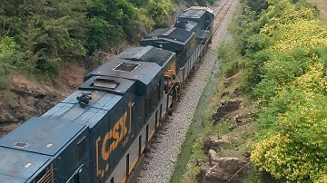 CSX Hanover sub local L 137 leaving Gettysburg