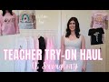 Savaglory tryon haul teacher clothing graphic tees  crewnecks  gabriella mortola