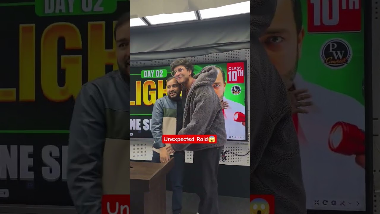 Unexpected Raid 😱 Triggered Insaan With Alakh Sir 🫢 