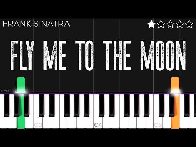 Frank Sinatra - Fly Me To The Moon | EASY Piano Tutorial class=