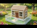 How to Make a Mini Cardboard House | DIY Step by Step