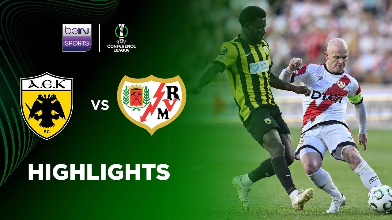 AEK Athens 3-1 Rayo Vallecano (Agg. 3-4) | UEFA Conference League 25/26 Match Highlights