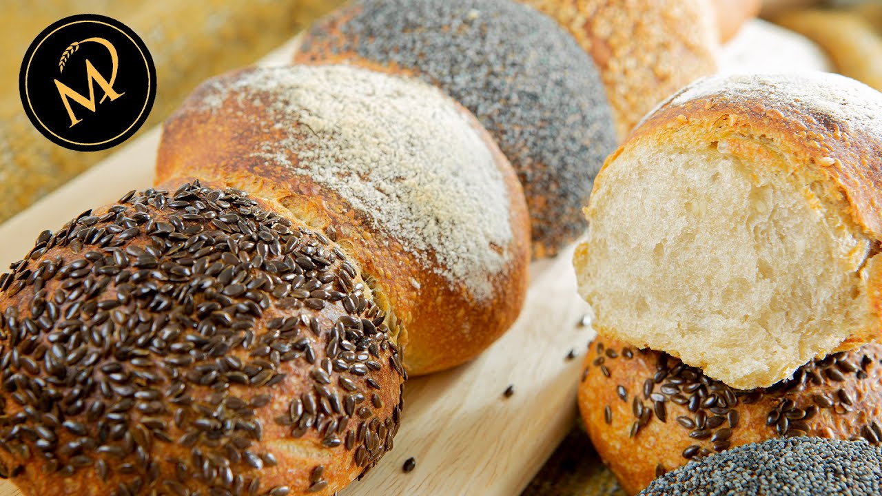 No knead Grill-Brötchen - Brötchen ganz einfach ohne kneten!