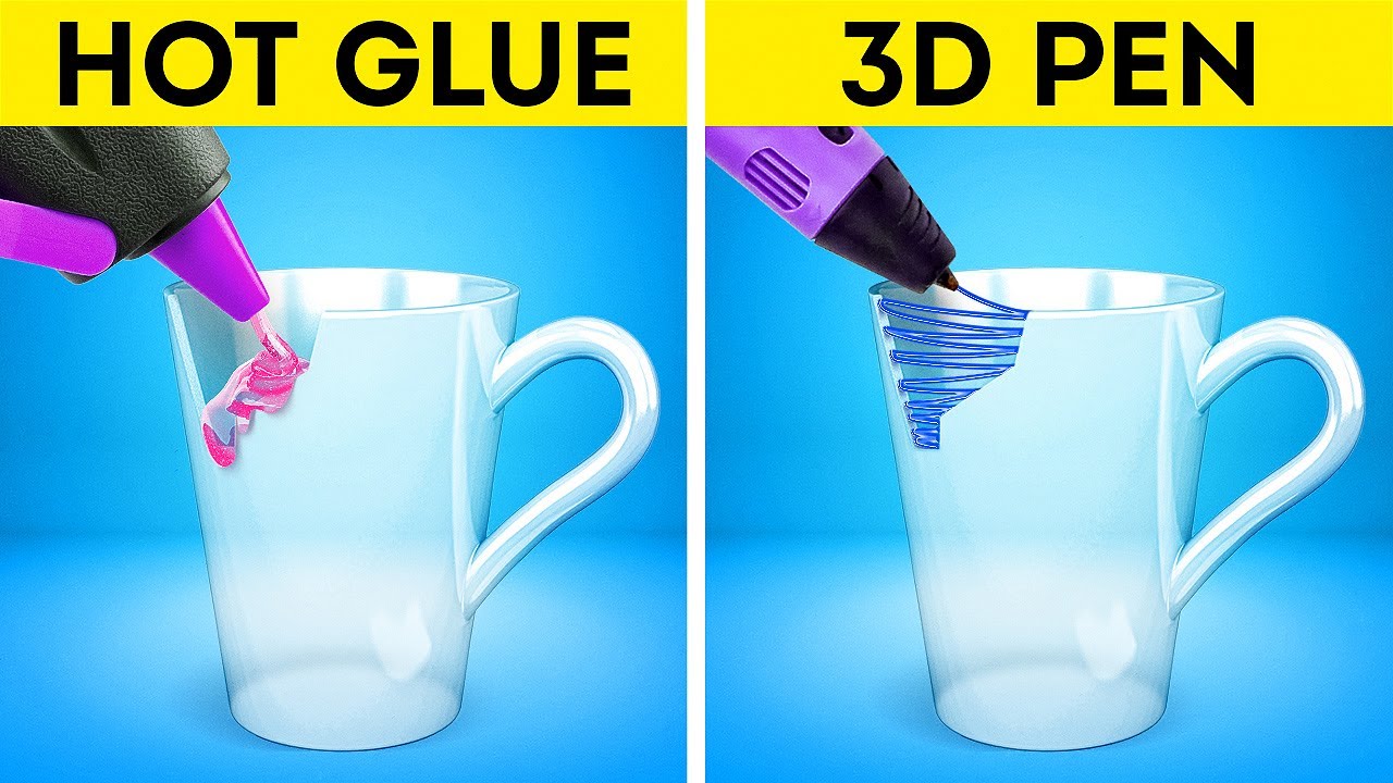 GLUE GUN vs 3D PEN || AMAZING CRAFTS FOR ANY OCCASION