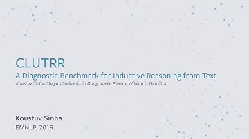 CLUTTR - EMNLP 2019 Talk