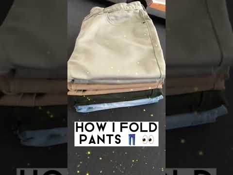 How to Fold Pants! 👖👌🏻