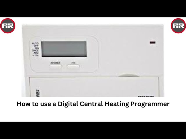 How to Programme The Times on a Digital Central Heating Programmer - YouTube