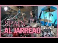 Chick Corea - Spain - Al Jarreau  || Drum cover by KALONICA NICX