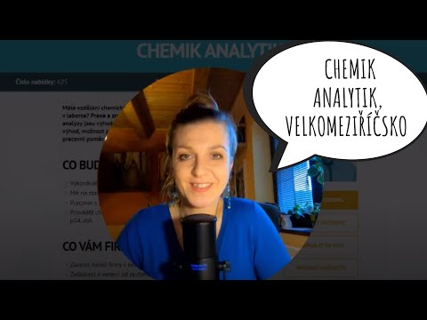 Chemik analytik, Velkomeziříčsko, leden 2022