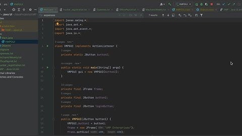 My First Project: Java GUI Swing - Final Project
