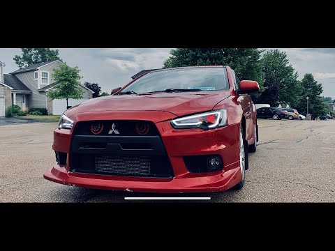 EVO GETS DEMON EYES!(HEAD LIGHT INSTALL)