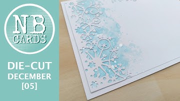 Die-Cut December [05] Clean and Simple Card | Merry Christmas
