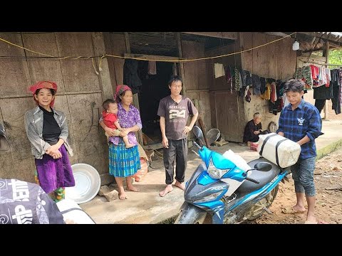 Video Tội nghiệp bà cụ ăn sắn 90 tuổi Đán Dầu với con trai... - youtube