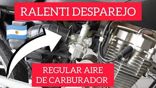 Regular aire de Honda Motomel Zanella Corven Guerrero - YouTube