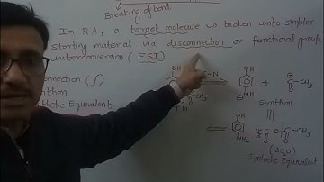 Disconnection Approach (Retrosynthetic Analysis), L-01, Introduction