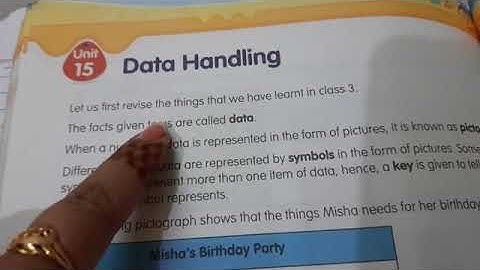 class 4    ch.15 Data handling