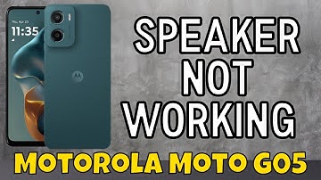 Motorola Moto G05 Speaker not working || How to solve the speaker issues || Solution of speaker