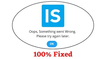 Fix Internshala Oops Something Went Wrong Error. Please Try Again Later Problem Error Solved