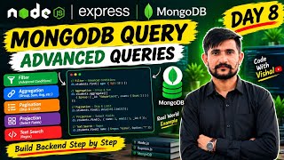 MongoDB Advanced Queries in Hindi | Filter | Day 8