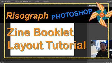 Risograph Photoshop Booklet Zine Layout Tutorial | olivia and pindot