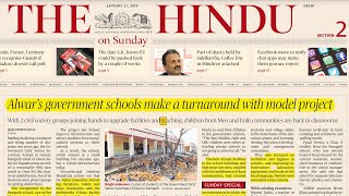 The Hindu Newspaper 27th January 2019 Complete Analysis