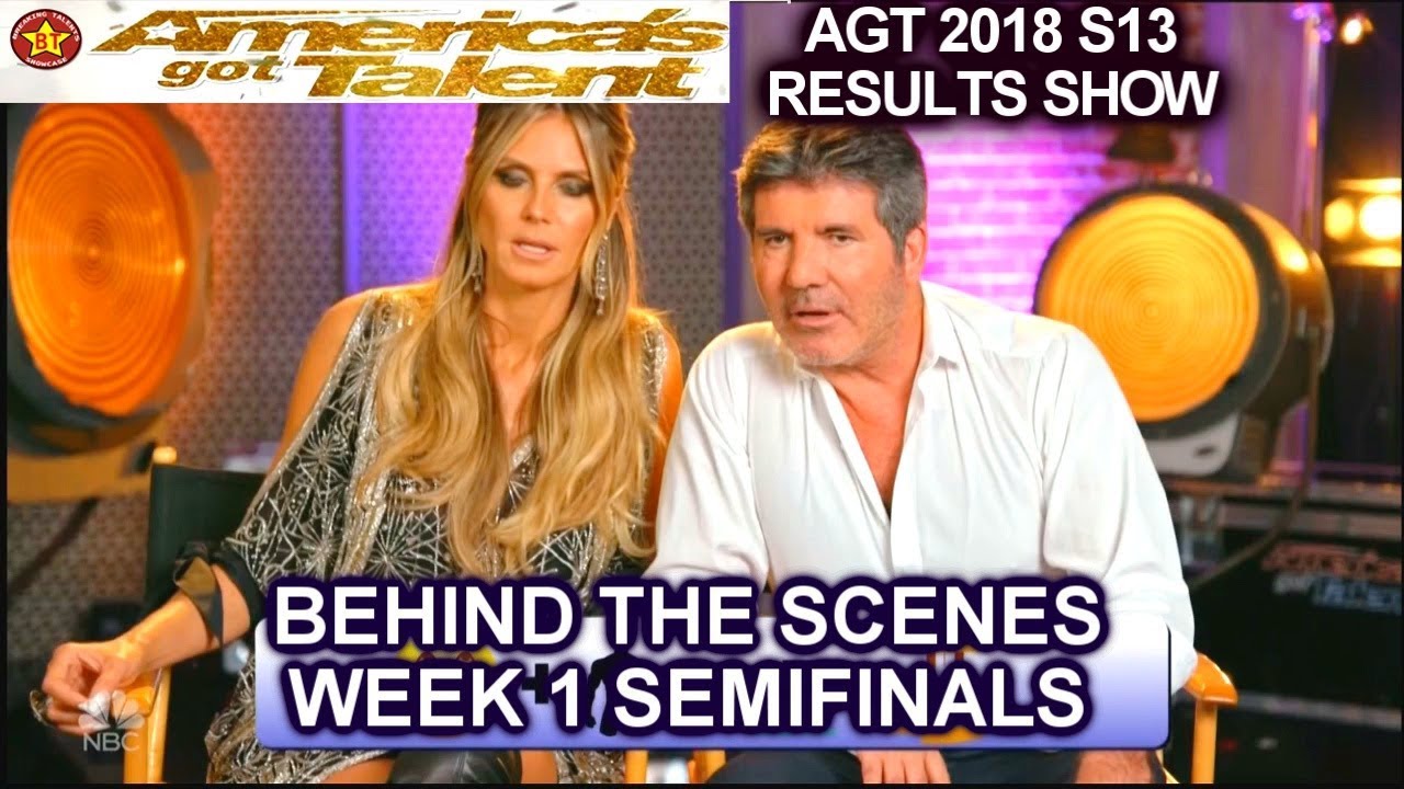 AGT Judges Intelligence Test Simon Heidi Mel B Howie Behind the scenes America's Got Talent 2018