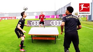 FC Bayern München - Teqball Challenge - Team Neuer vs. Team Lewandowski