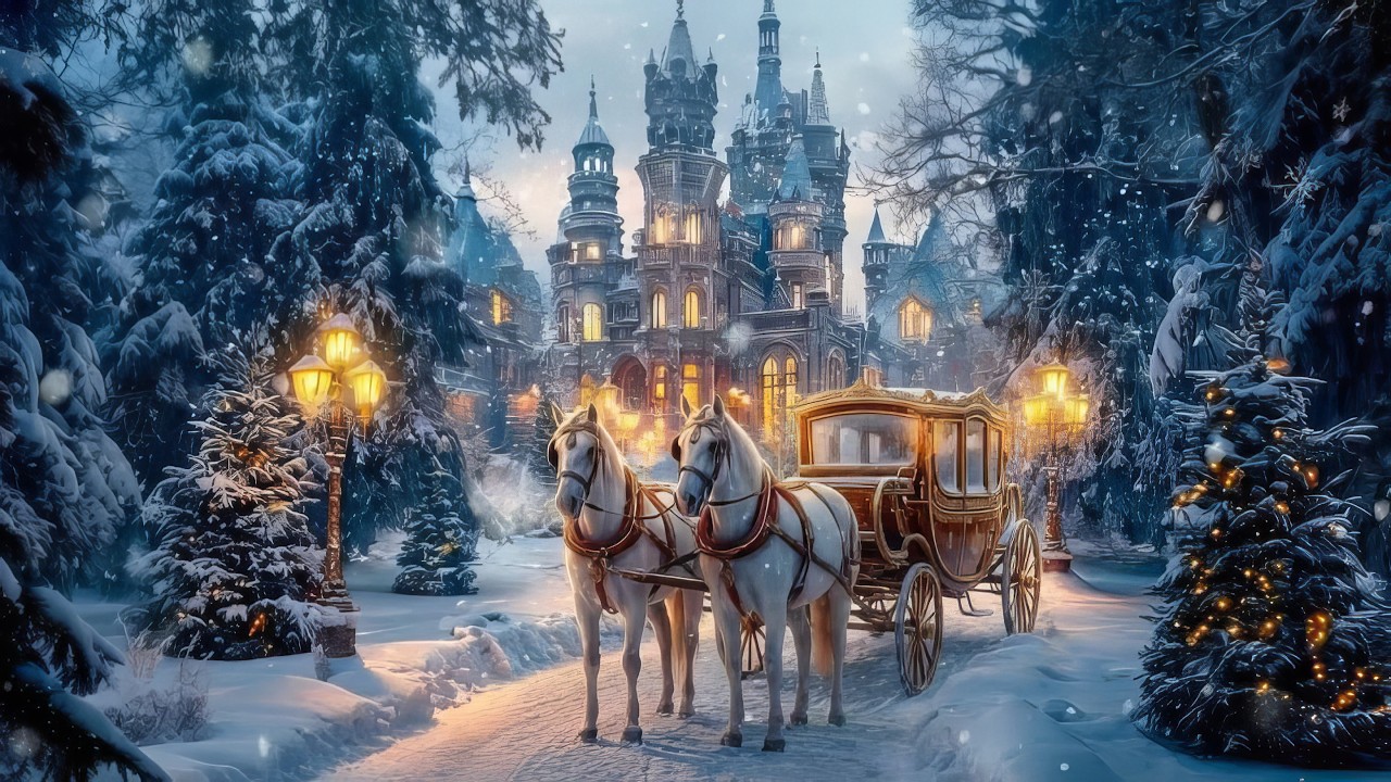 Medieval Celtic Winter Village – Peaceful Music for Relaxation & Enchanted Winter Magic