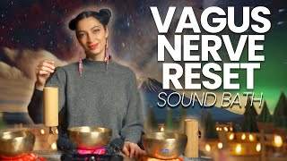 Vagus Nerve Reset to Sleep - Sound Bath Healing (Meditation)