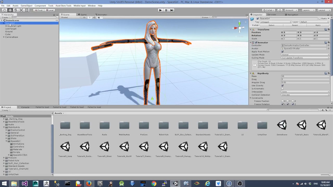 Third Person Shooting Game Tutorial 3: Realistic Jump - YouTube