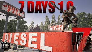 Our new home and some spear action!  First playthrough of 7 DAYS TO DIE 1.0 EXP