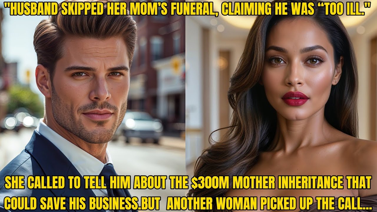 Her Billionaire Husband Skipped Her Mother’s Funeral — When She Revealed the $300M Inheritance,
