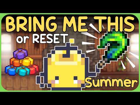 Thumbnail for The Junimos challenged me to complete these bundles... - Stardew Valley Time-Loop Roguelite (Summer)