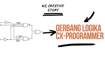 Contoh Aplikasi Gerbang Logika PLC CX-Programmer