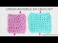 Unión Invisible en Punto Alto de Crochet en Redondo