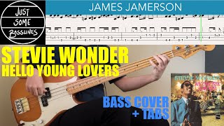 James Jamerson // Stevie Wonder - Hello Young Lovers // BASS COVER + TABS