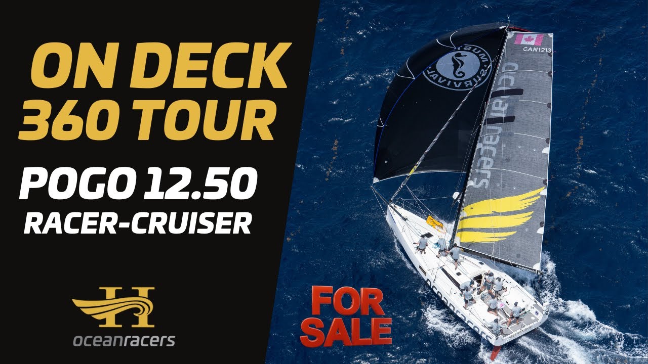 360 ON DECK TOUR – Pogo 12.50 Racer-Cruiser – FOR SALE