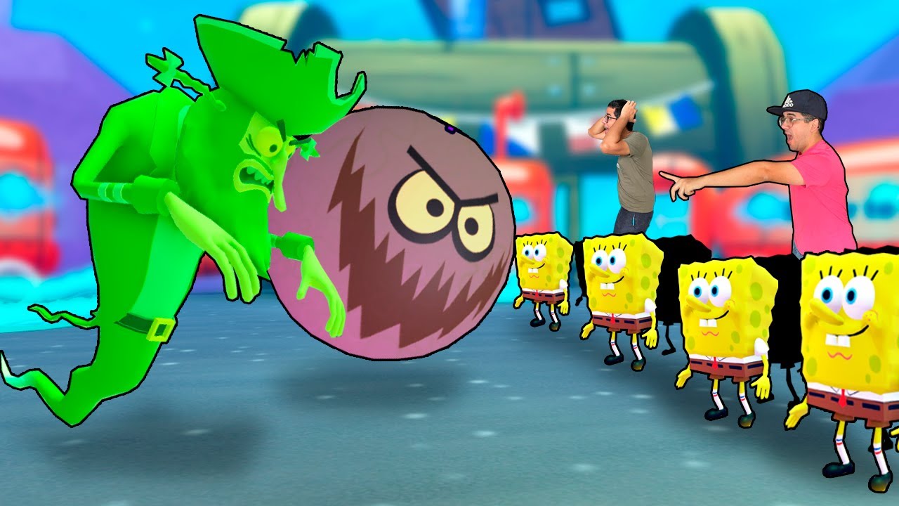 CRIAMOS CLONES DO BOB ESPONJA PARA DEFENDER A FENDA DO BIQUÍNI!