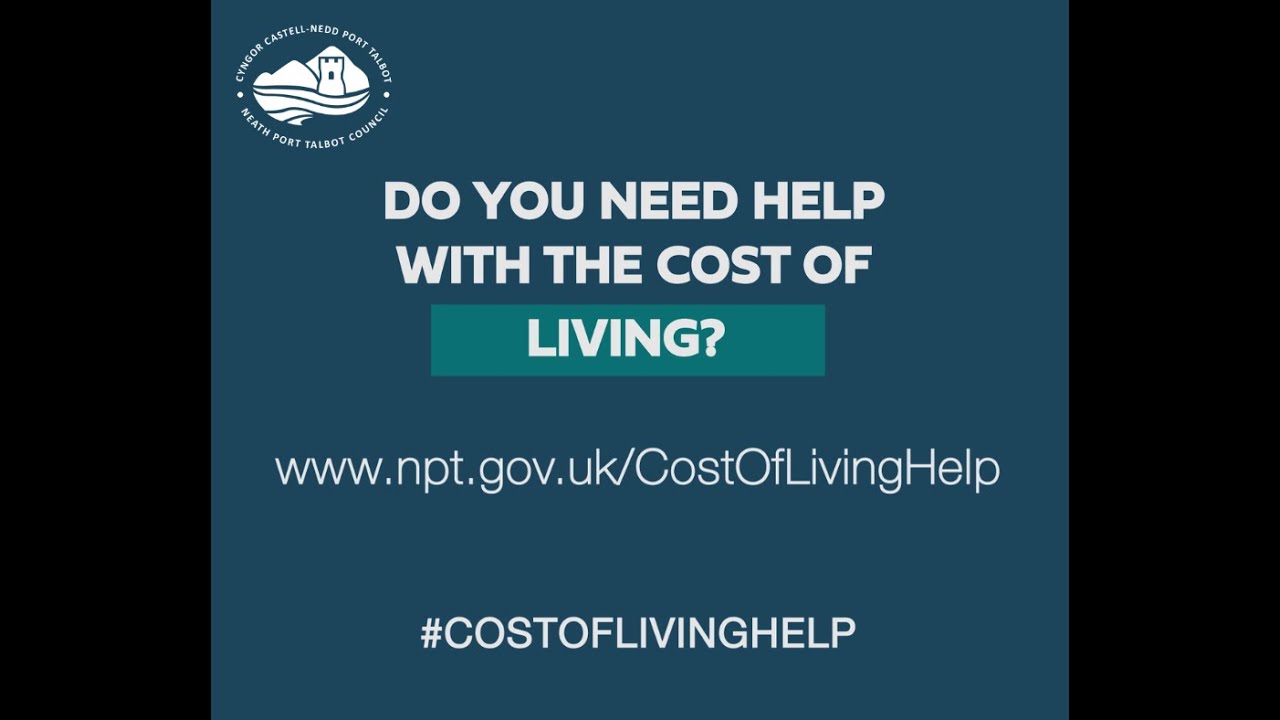 Help with the cost of living Neath Port Talbot YouTube