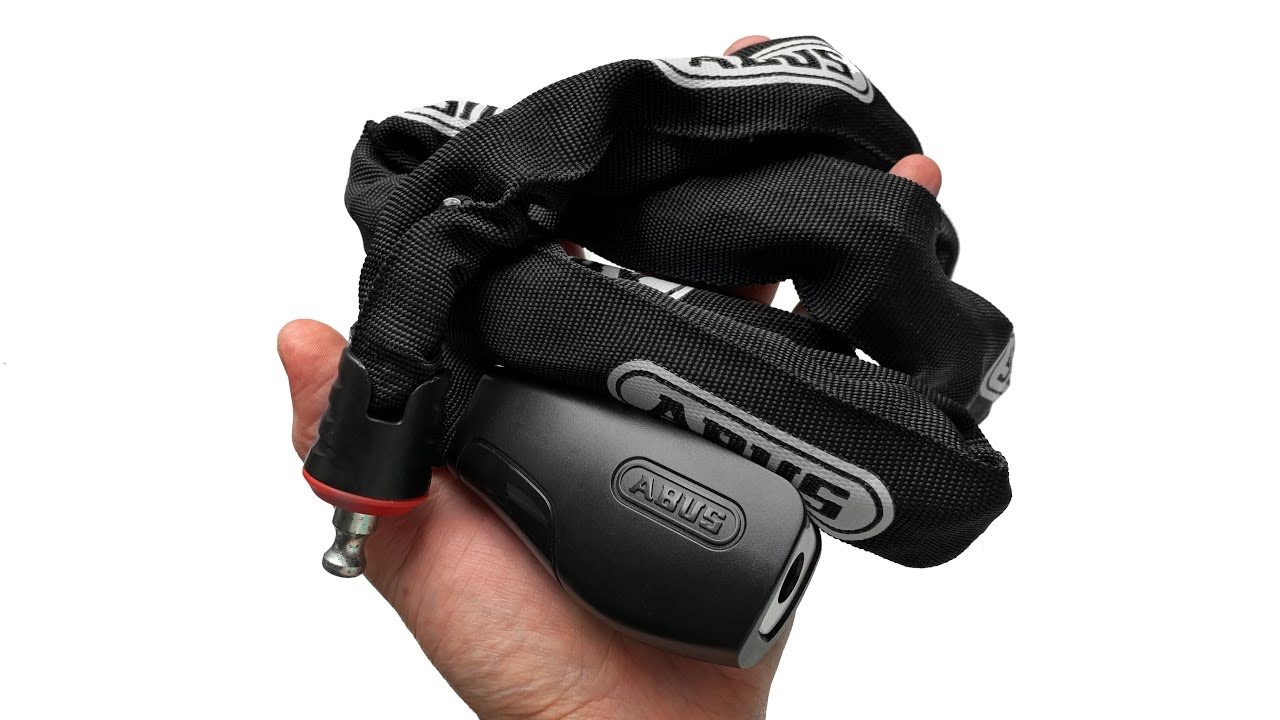 ABUS Antivol à chaîne Catena 6806K Classic - Antivol vélo avec gaine plastique - Chaîne ronde avec niveau de sécurité 5